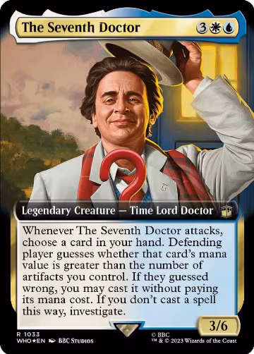 The Seventh Doctor (Extended Art) (Surge Foil) (1033), Universes Beyond: Doctor Who — Magic card price