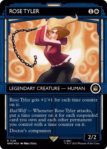 Rose Tyler (Showcase) (Surge Foil) (1126), Universes Beyond: Doctor Who — Magic card price