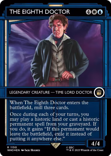 The Eighth Doctor (Showcase) (Surge Foil) (1150), Universes Beyond: Doctor Who — Magic card price