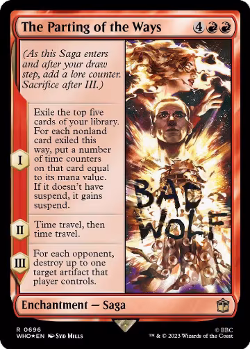 The Parting of the Ways (Surge Foil) (696), Universes Beyond: Doctor Who — Magic card price