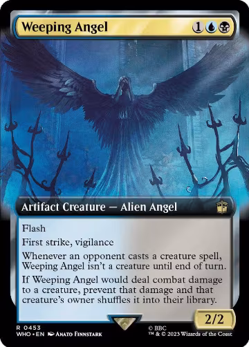 Weeping Angel (Extended Art) (453), Universes Beyond: Doctor Who — Magic card price