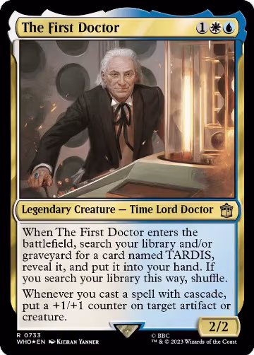 The First Doctor (Surge Foil) (733), Universes Beyond: Doctor Who — Magic card price