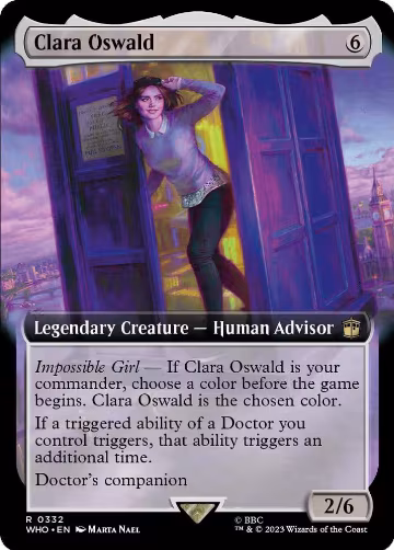 Clara Oswald (Extended Art) (332), Universes Beyond: Doctor Who — Magic card price