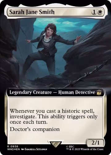 Sarah Jane Smith (Extended Art) (Surge Foil) (938), Universes Beyond: Doctor Who — Magic card price