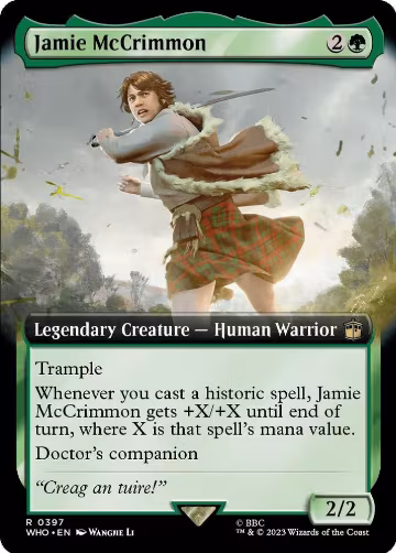 Jamie McCrimmon (Extended Art) (397), Universes Beyond: Doctor Who — Magic card price