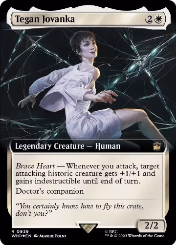 Tegan Jovanka (Extended Art) (Surge Foil) (939), Universes Beyond: Doctor Who — Magic card price