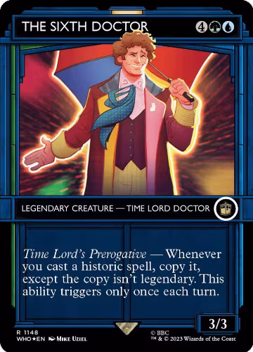 The Sixth Doctor (Showcase) (Surge Foil) (1148), Universes Beyond: Doctor Who — Magic card price