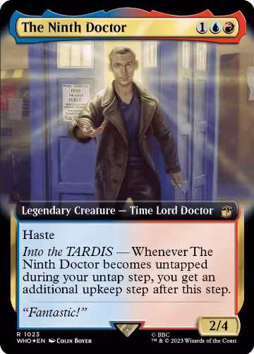 The Ninth Doctor (Extended Art) (Surge Foil) (1023), Universes Beyond: Doctor Who — Magic card price