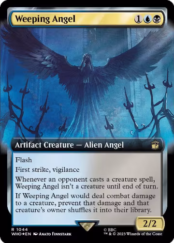 Weeping Angel (Extended Art) (Surge Foil) (1044), Universes Beyond: Doctor Who — Magic card price