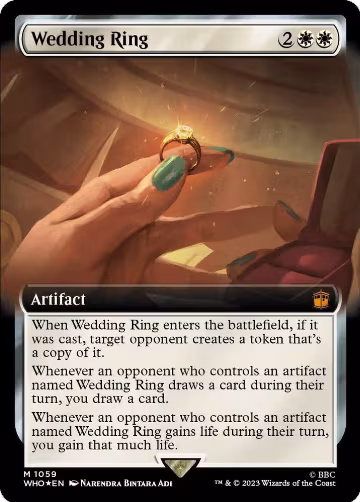 Wedding Ring (Extended Art) (Surge Foil) (1059), Universes Beyond: Doctor Who — Magic card price