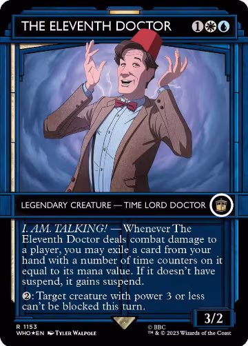 The Eleventh Doctor (Showcase) (Surge Foil) (1153), Universes Beyond: Doctor Who — Magic card price