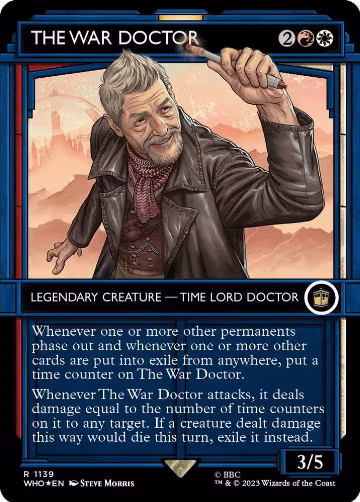 The War Doctor (Showcase) (Surge Foil) (1139), Universes Beyond: Doctor Who — Magic card price