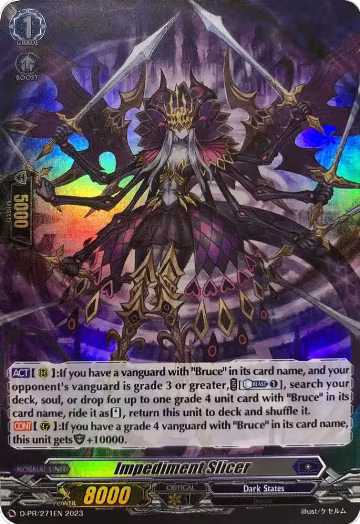 Impediment Slicer (Foil) (D-PR/271), D Promo Cards — Vanguard card price