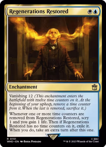 Regenerations Restored (151), Universes Beyond: Doctor Who — Magic card price