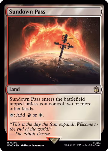 Sundown Pass (310), Universes Beyond: Doctor Who — Magic card price