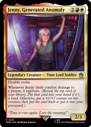 Jenny, Generated Anomaly (137), Universes Beyond: Doctor Who — Magic card price
