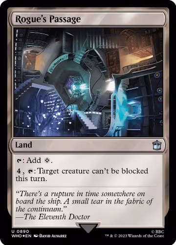 Rogue's Passage (Surge Foil) (890), Universes Beyond: Doctor Who — Magic card price