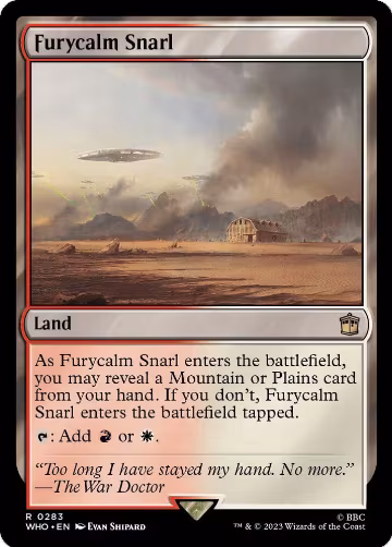 Furycalm Snarl (283), Universes Beyond: Doctor Who — Magic card price