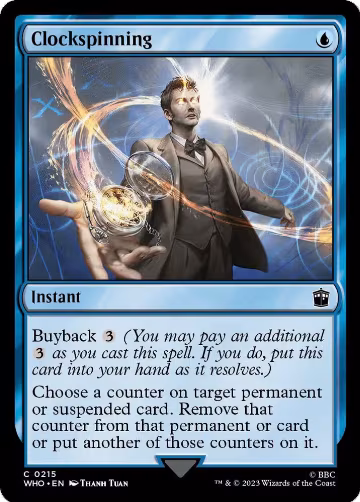 Clockspinning (215), Universes Beyond: Doctor Who — Magic card price