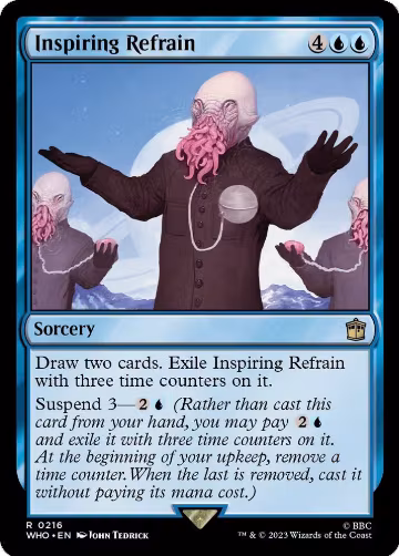 Inspiring Refrain (216), Universes Beyond: Doctor Who — Magic card price