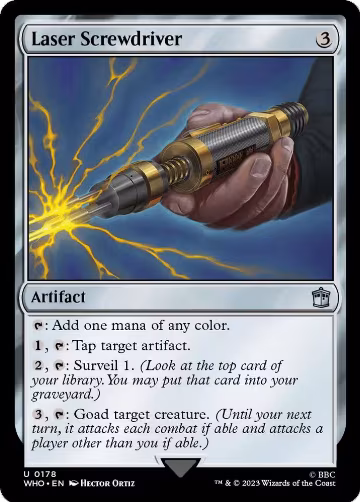 Laser Screwdriver (178), Universes Beyond: Doctor Who — Magic card price