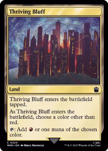 Thriving Bluff (324), Universes Beyond: Doctor Who — Magic card price