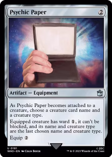Psychic Paper (181), Universes Beyond: Doctor Who — Magic card price