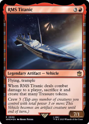 RMS Titanic (Surge Foil) (698), Universes Beyond: Doctor Who — Magic card price