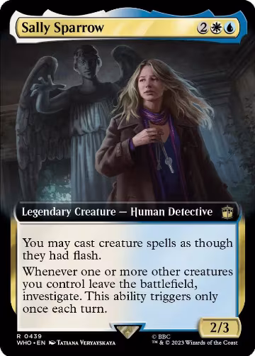 Sally Sparrow (Extended Art) (439), Universes Beyond: Doctor Who — Magic card price