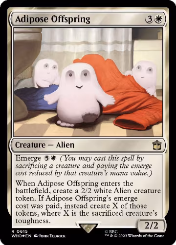 Adipose Offspring (Surge Foil) (615), Universes Beyond: Doctor Who — Magic card price