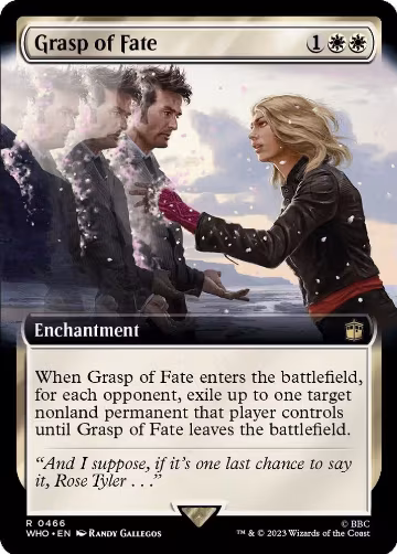 Grasp of Fate (Extended Art) (466), Universes Beyond: Doctor Who — Magic card price