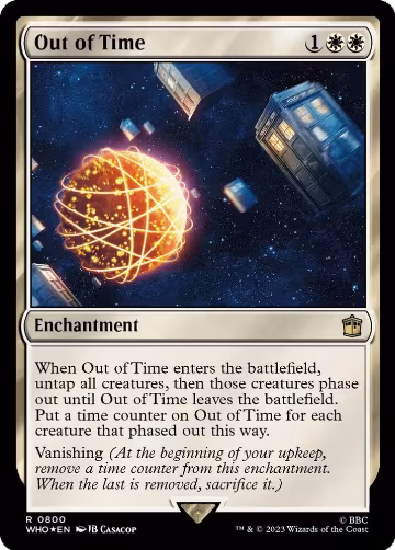 Out of Time (Surge Foil) (800), Universes Beyond: Doctor Who — Magic card price