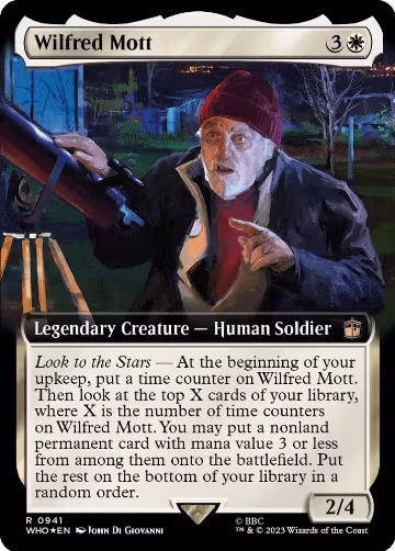 Wilfred Mott (Extended Art) (Surge Foil) (941), Universes Beyond: Doctor Who — Magic card price