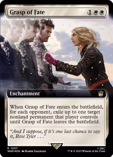 Grasp of Fate (Extended Art) (Surge Foil) (1057), Universes Beyond: Doctor Who — Magic card price