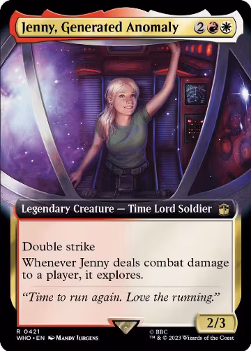 Jenny, Generated Anomaly (Extended Art) (421), Universes Beyond: Doctor Who — Magic card price