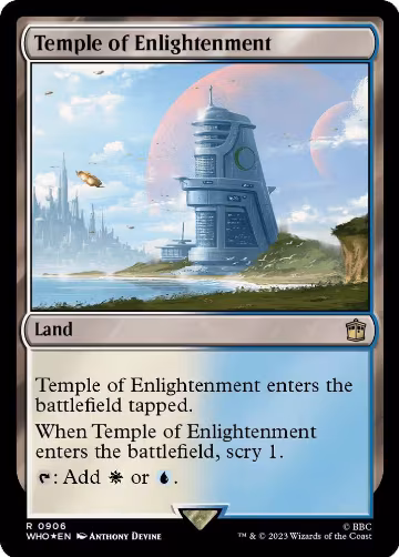 Temple of Enlightenment (Surge Foil) (906), Universes Beyond: Doctor Who — Magic card price