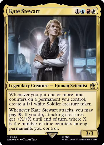 Kate Stewart (Surge Foil) (744), Universes Beyond: Doctor Who — Magic card price