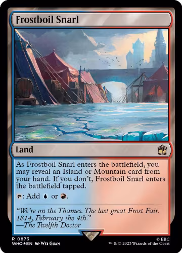 Frostboil Snarl (Surge Foil) (873), Universes Beyond: Doctor Who — Magic card price