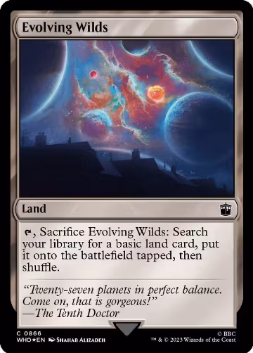 Evolving Wilds (Surge Foil) (866), Universes Beyond: Doctor Who — Magic card price