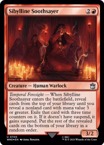 Sibylline Soothsayer (Surge Foil) (700), Universes Beyond: Doctor Who — Magic card price