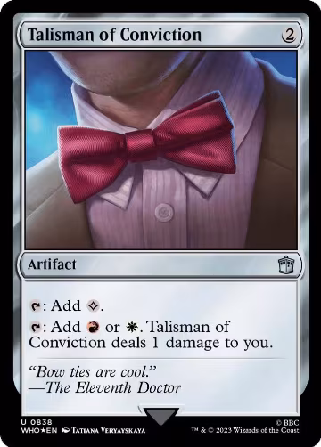 Talisman of Conviction (Surge Foil) (838), Universes Beyond: Doctor Who — Magic card price