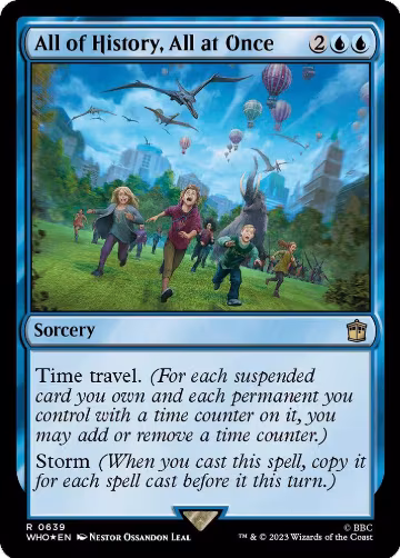 All of History, All at Once (Surge Foil) (639), Universes Beyond: Doctor Who — Magic card price