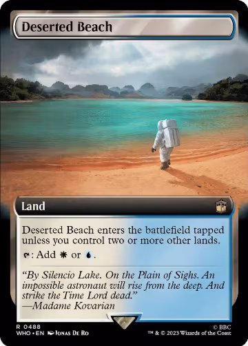 Deserted Beach (Extended Art) (488), Universes Beyond: Doctor Who — Magic card price