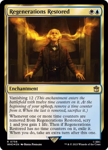 Regenerations Restored (Surge Foil) (756), Universes Beyond: Doctor Who — Magic card price