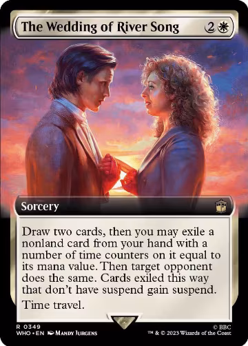 The Wedding of River Song (Extended Art) (349), Universes Beyond: Doctor Who — Magic card price