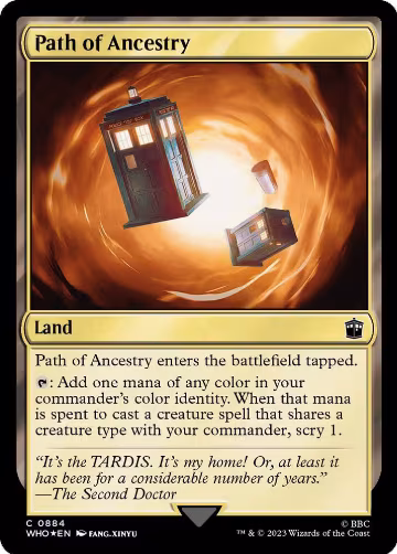 Path of Ancestry (Surge Foil) (884), Universes Beyond: Doctor Who — Magic card price