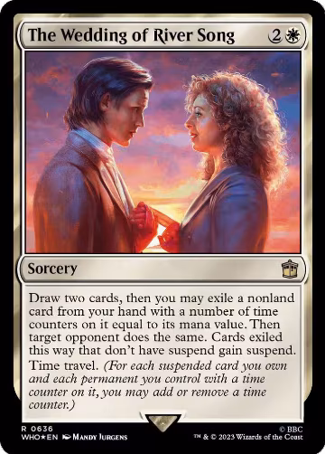 The Wedding of River Song (Surge Foil) (636), Universes Beyond: Doctor Who — Magic card price