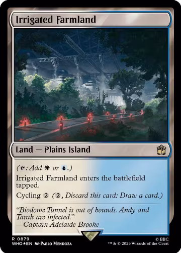 Irrigated Farmland (Surge Foil) (879), Universes Beyond: Doctor Who — Magic card price