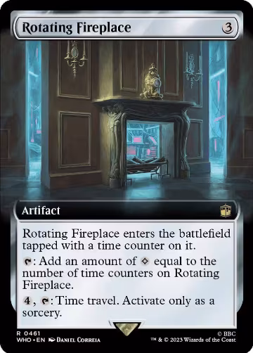 Rotating Fireplace (Extended Art) (461), Universes Beyond: Doctor Who — Magic card price