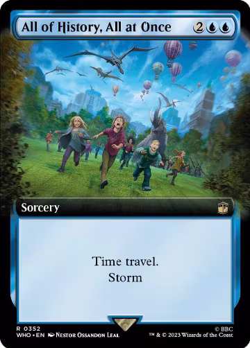 All of History, All at Once (Extended Art) (352), Universes Beyond: Doctor Who — Magic card price